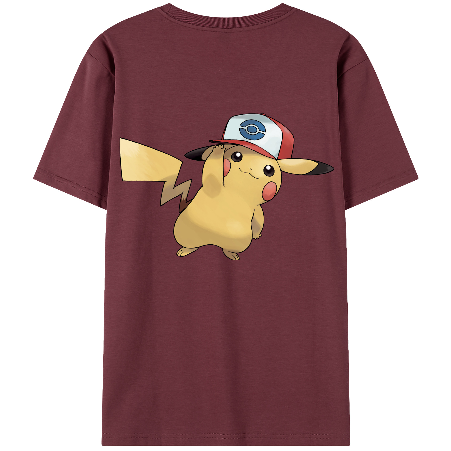 （画像用） ポケットモンスター Pokémon 綿100％半袖Tシャツ（背面プリント）